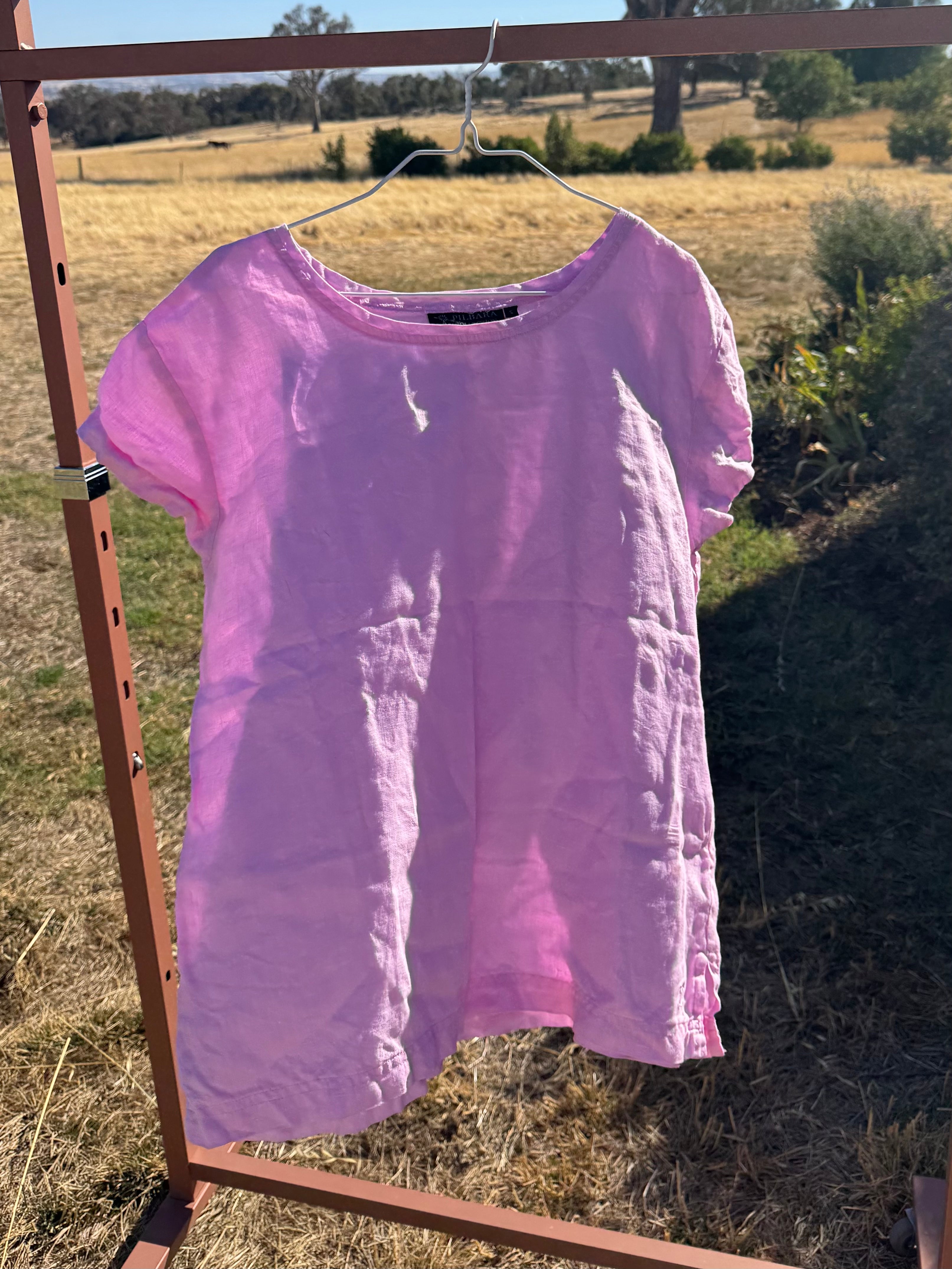 PILBARA LINEN SHIRT S