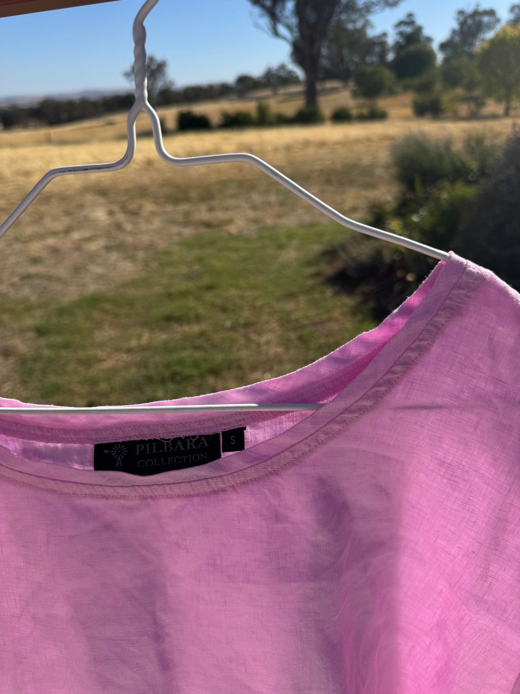 PILBARA LINEN SHIRT S