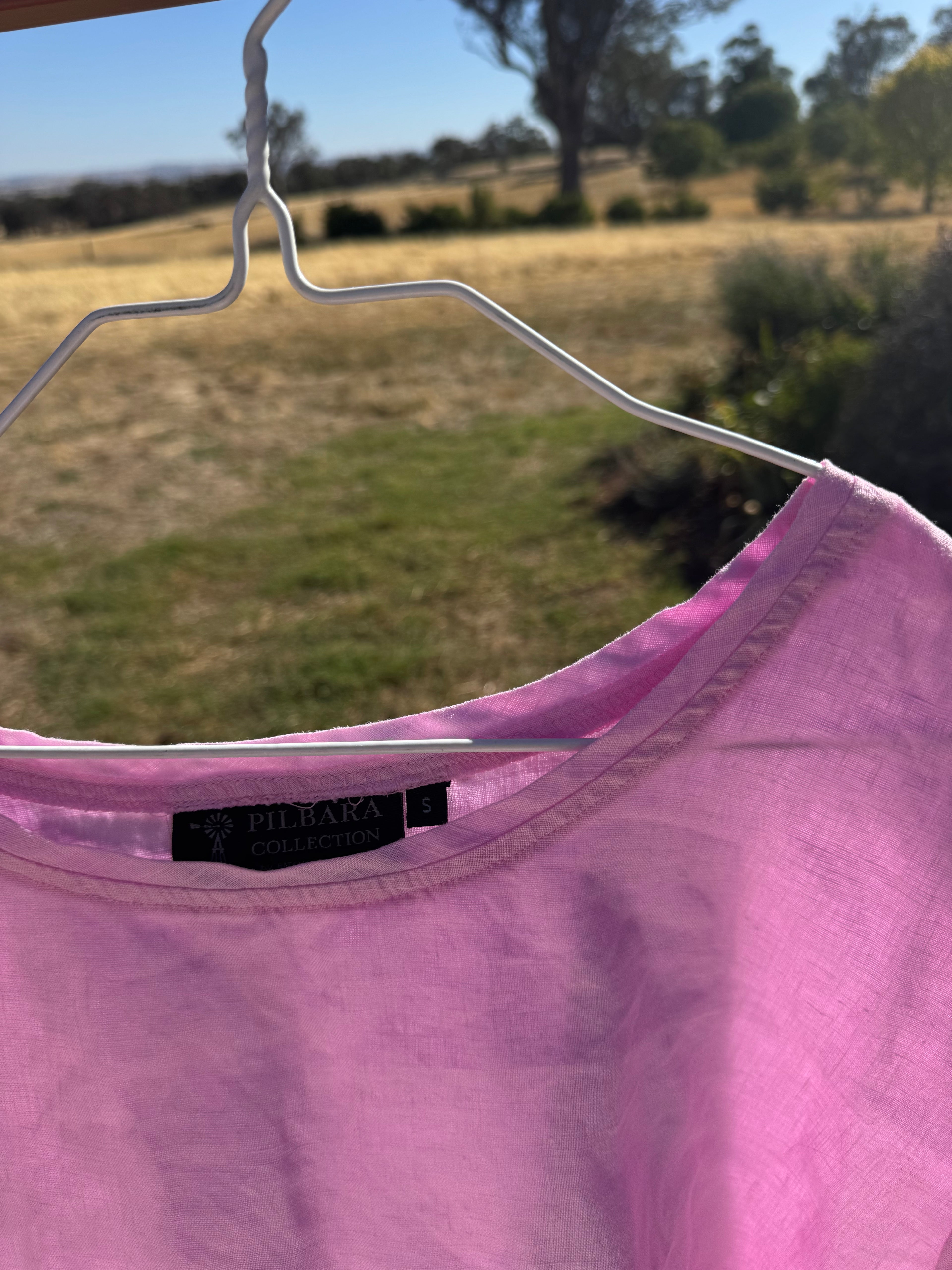 PILBARA LINEN SHIRT S