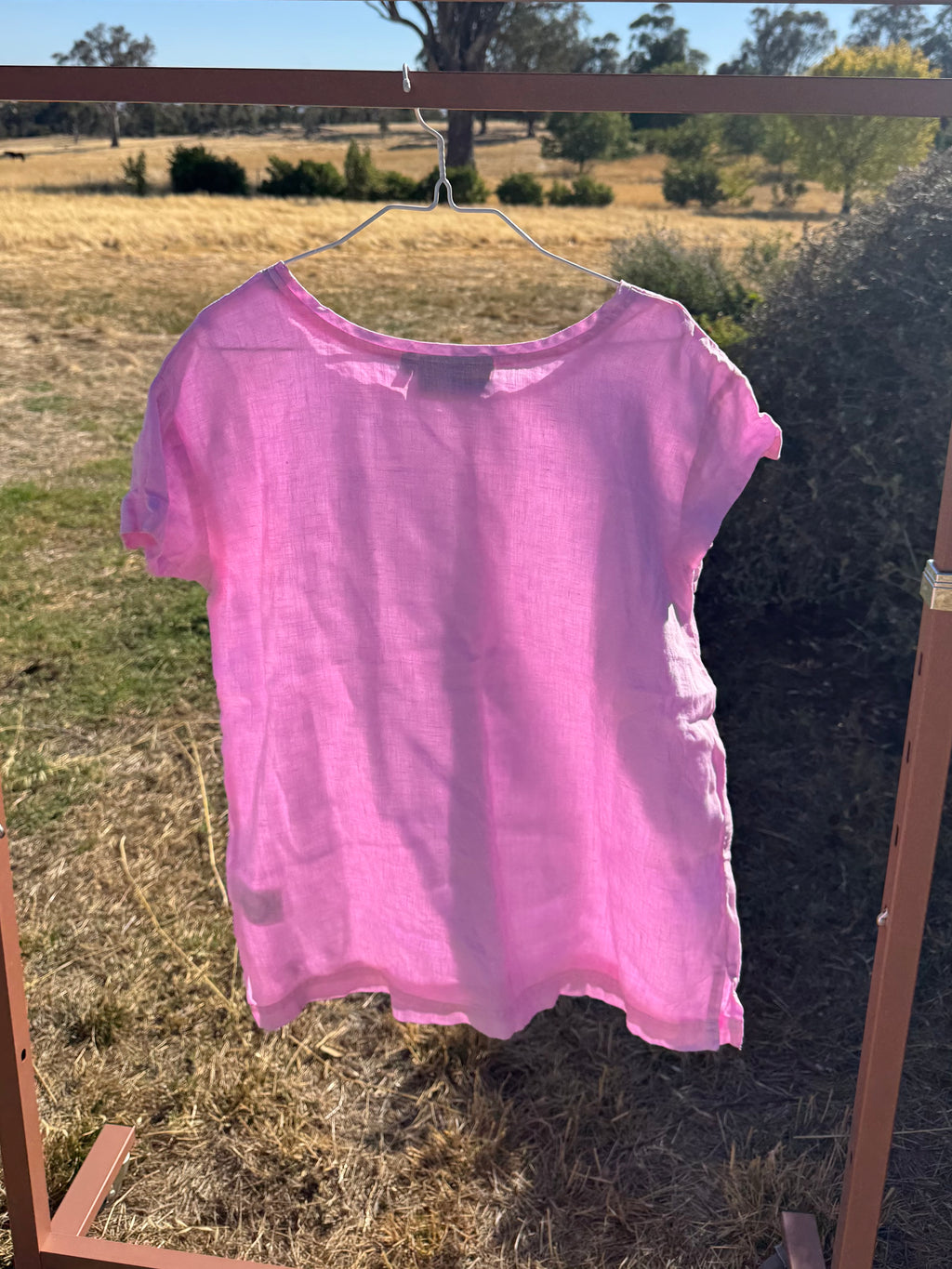 PILBARA LINEN SHIRT S