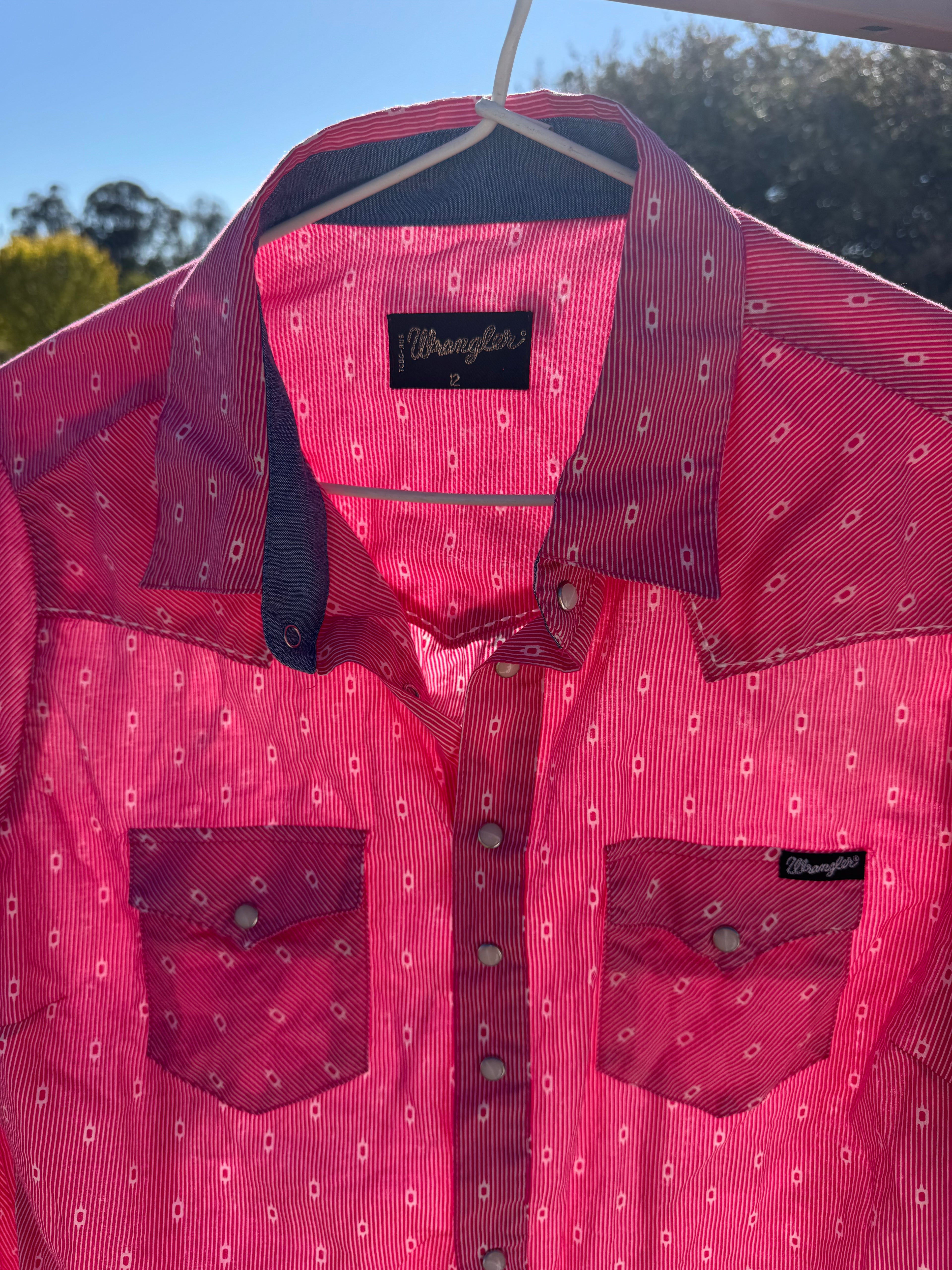 WRANGLER PEARL SNAP SHIRT 12
