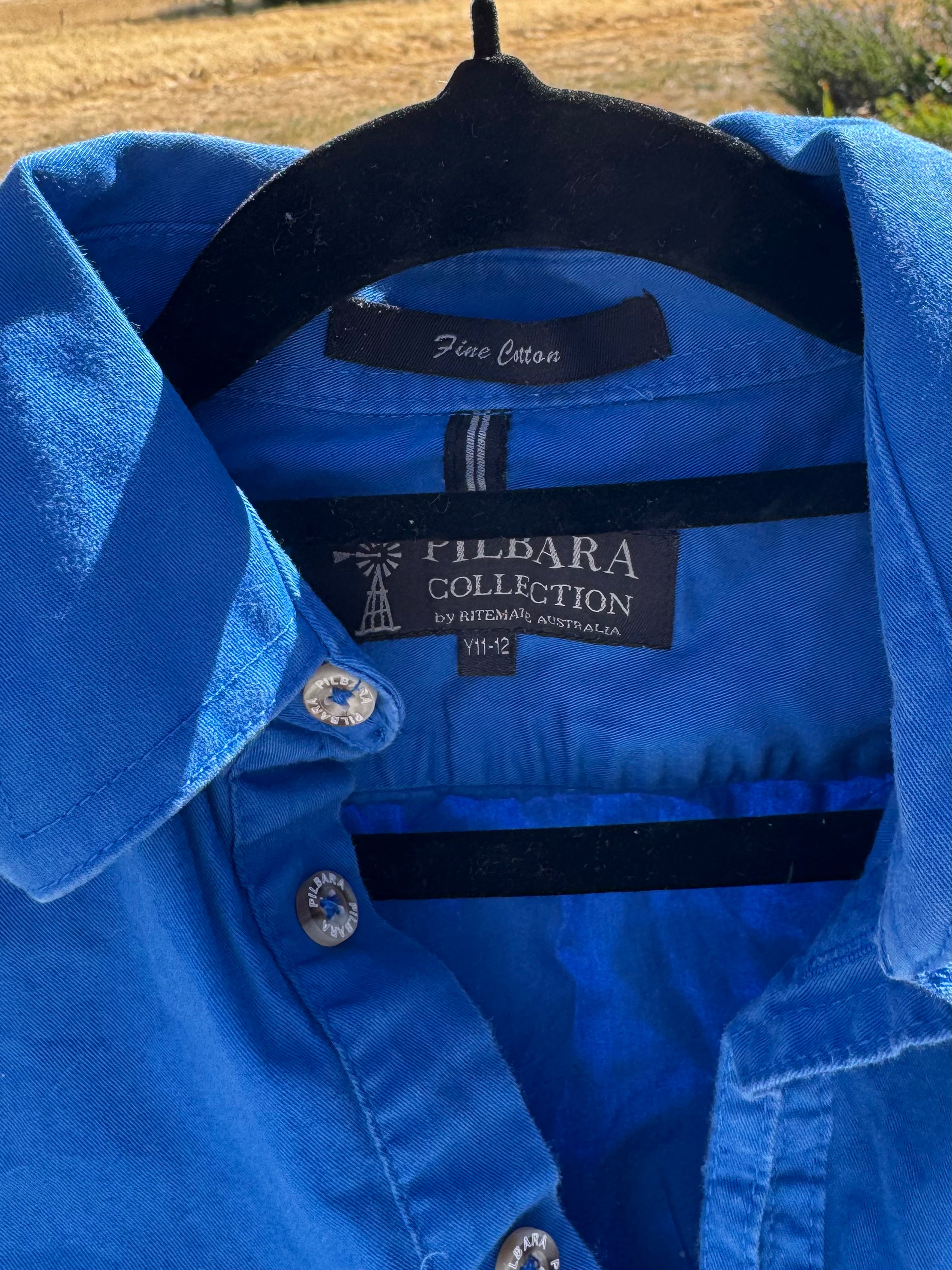 PILBARA KIDS WORK SHIRT 11-12