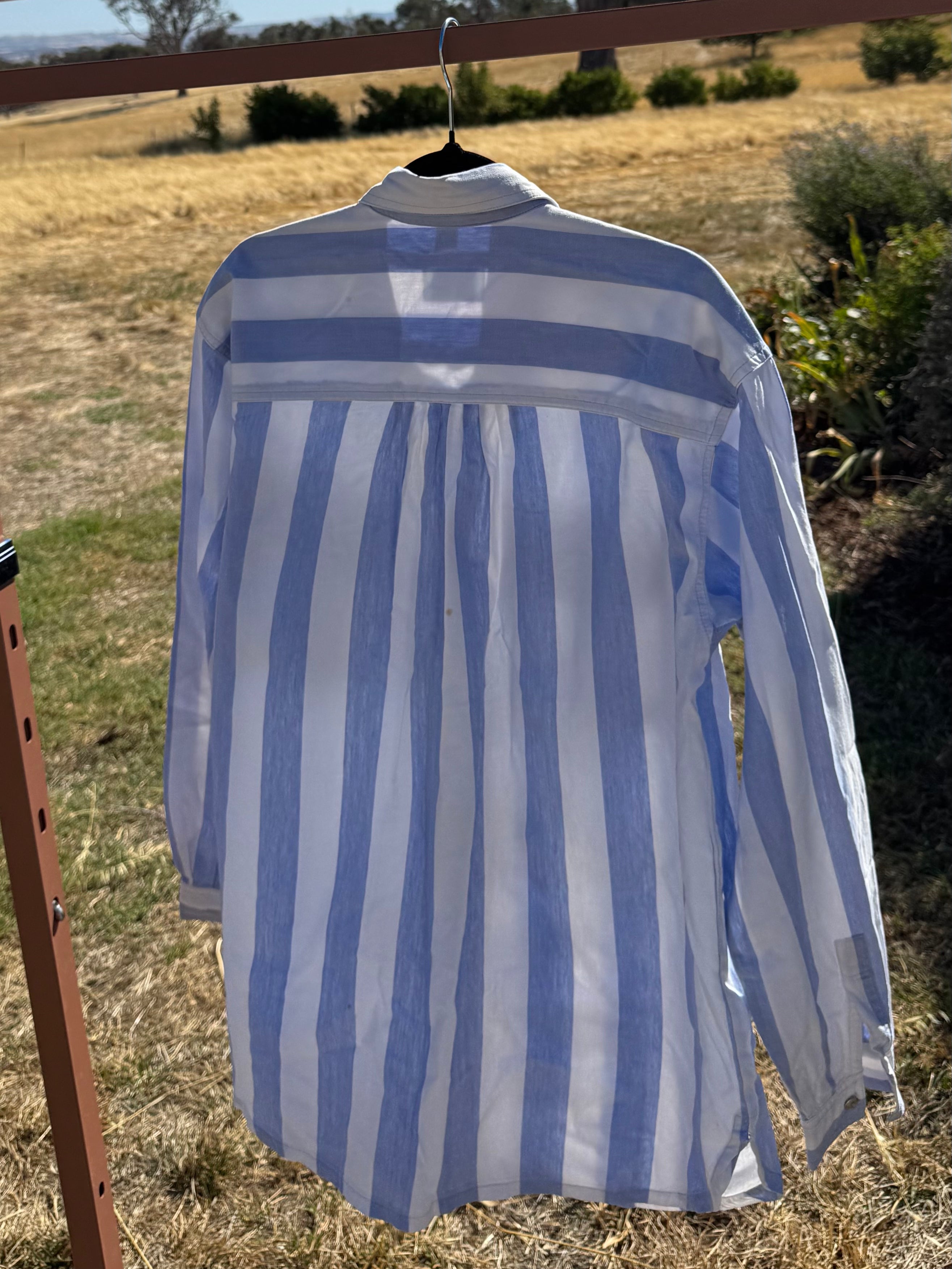 WOMENS STRIPED SHIRT S
