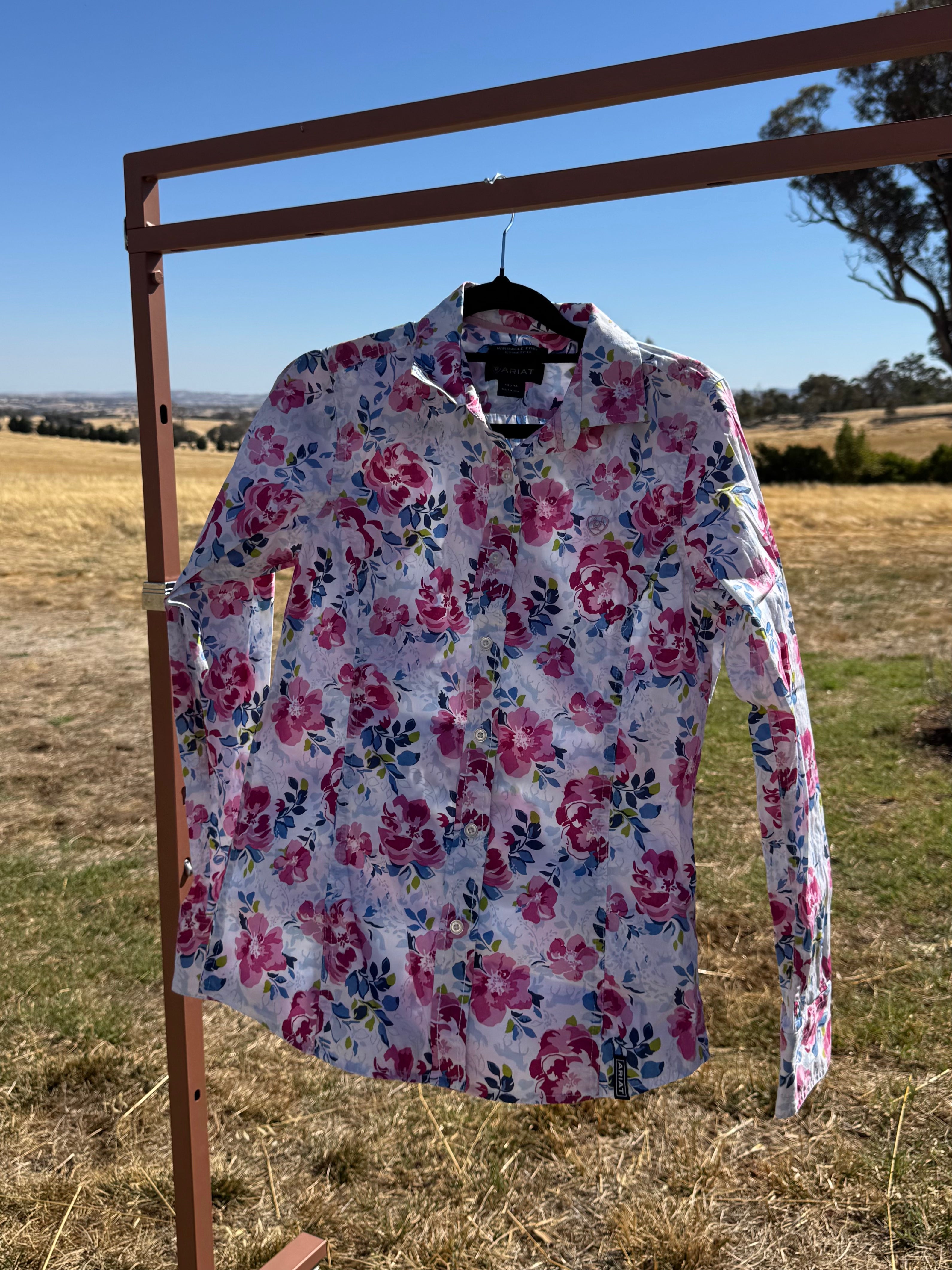 ARIAT FLORAL SHIRT XS