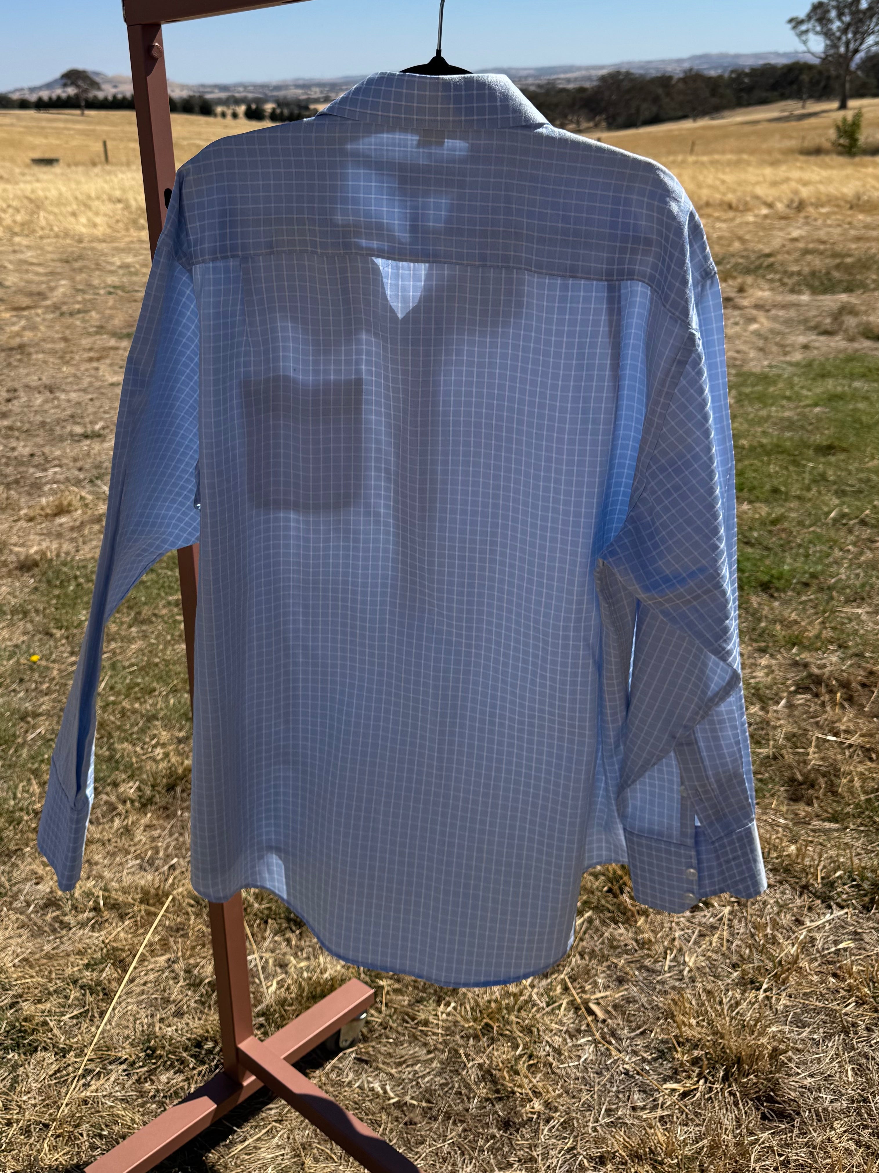 ZEGNA MENS DRESS SHIRT 2XL