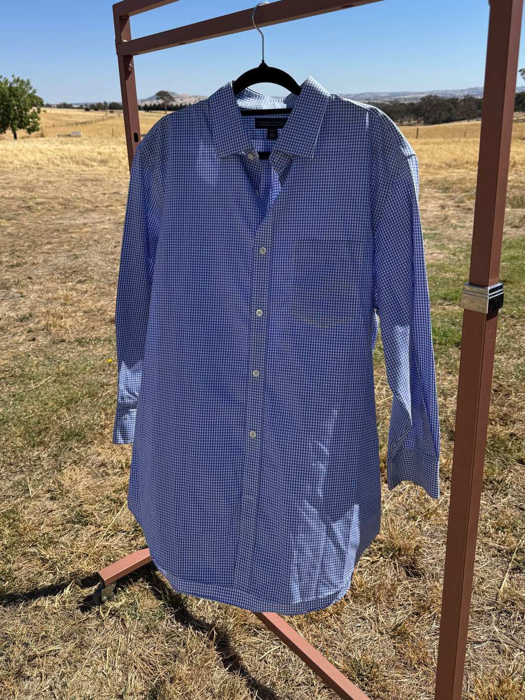 BANANA REPUBLIC MENS DRESS SHIRT L