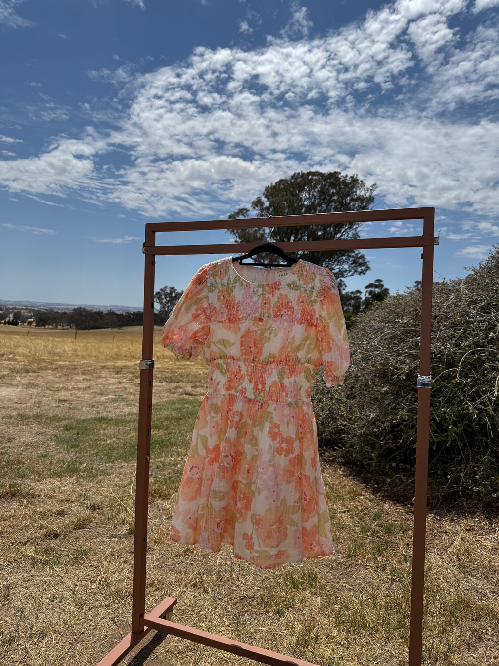 SABO PUFF SLEEVE DRESS L