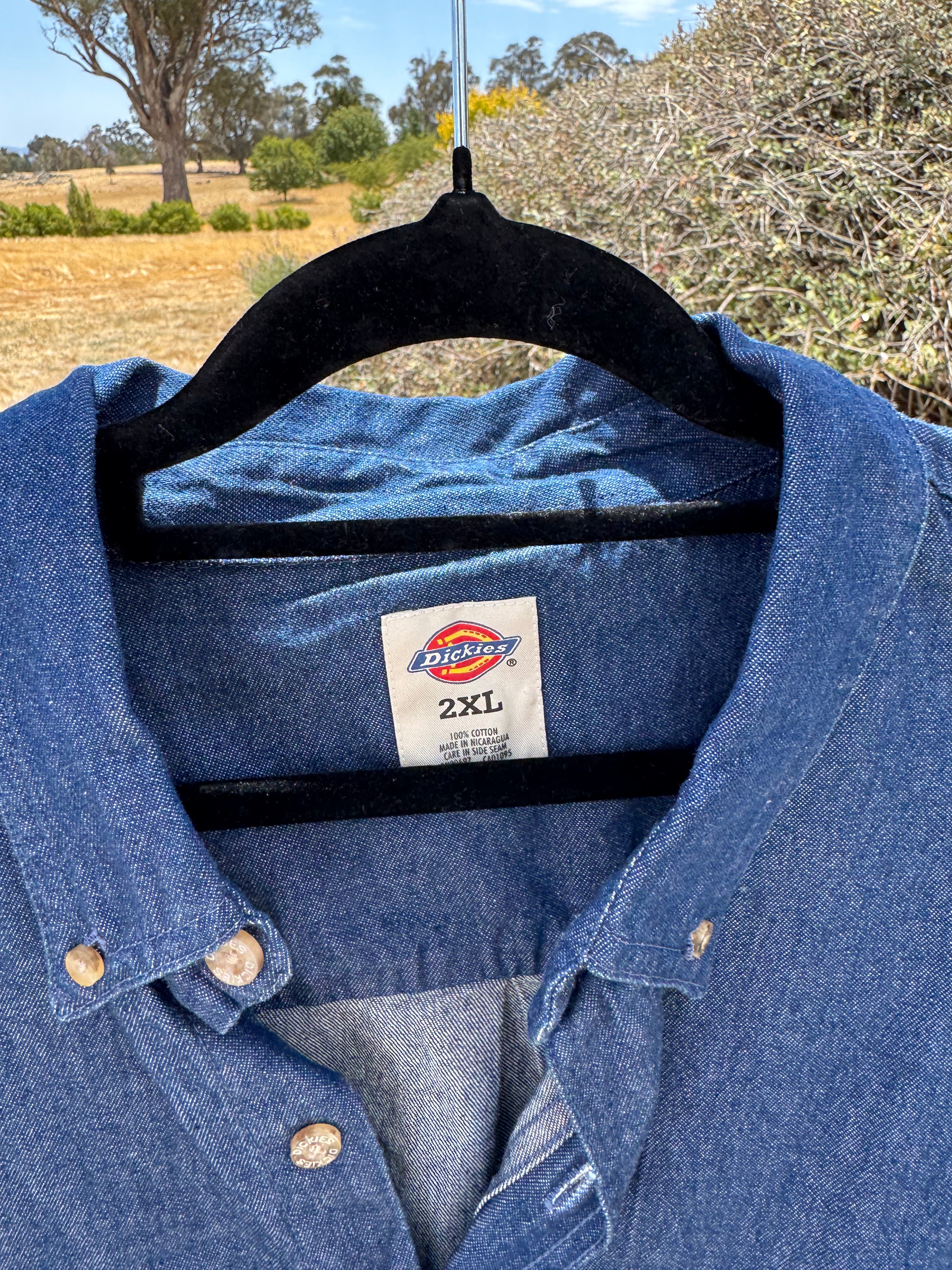 DICKIES DENIM SHIRT 2XL