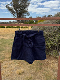 HITCHLEY AND HARROW LINEN SHORTS S