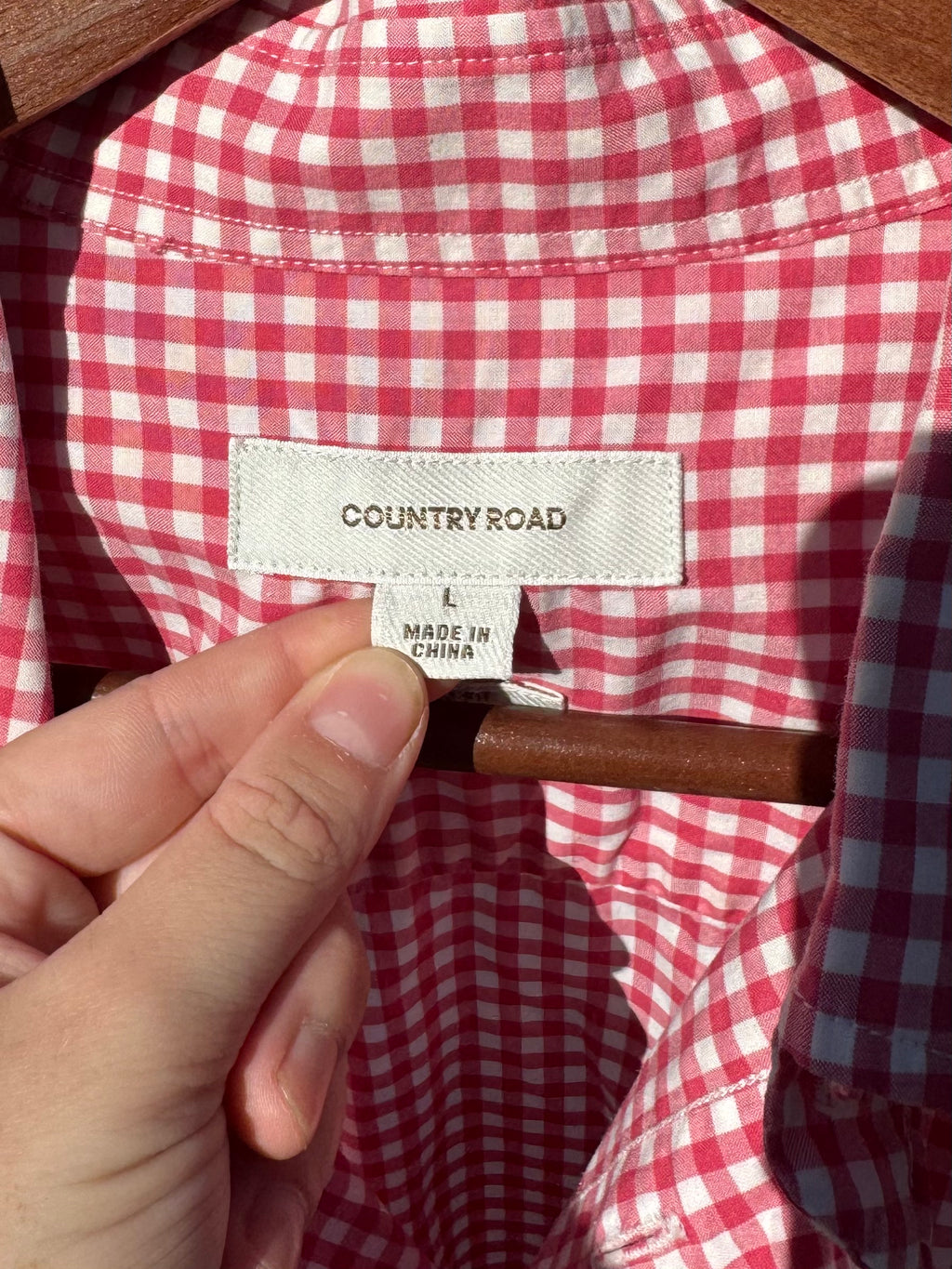 COUNTRY ROAD MENS SHORT SLEEVE SHIRT L