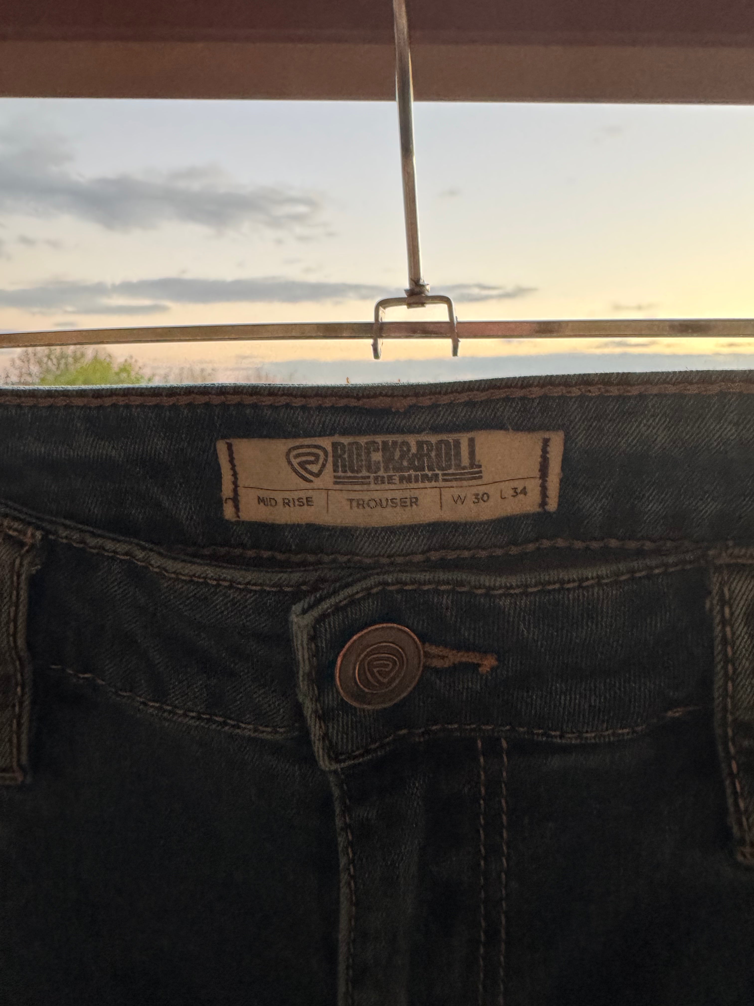 ROCK & ROLL COWGIRL TROUSER JEANS 30/34