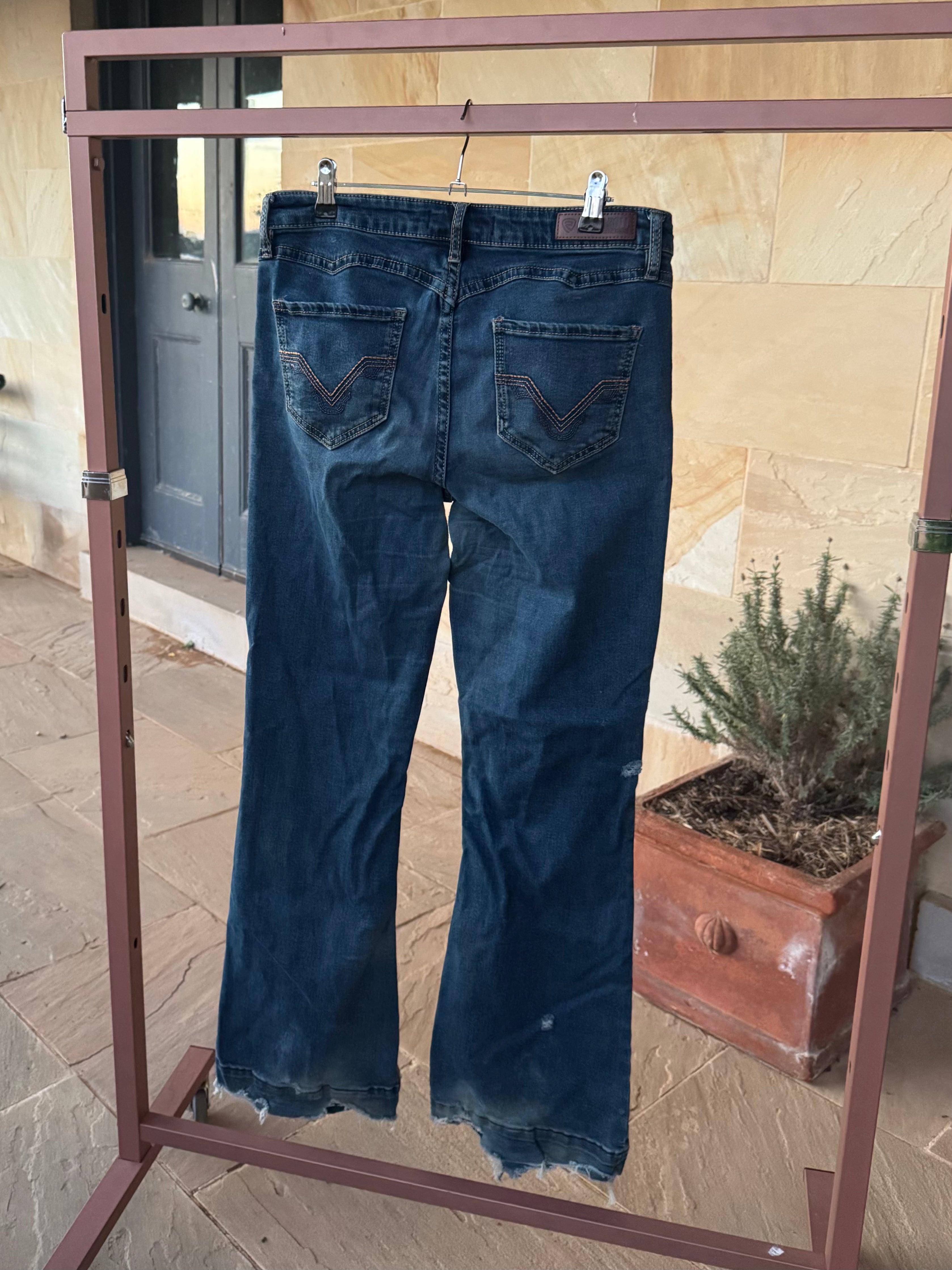 ROCK & ROLL COWGIRL TROUSER JEANS 30/34